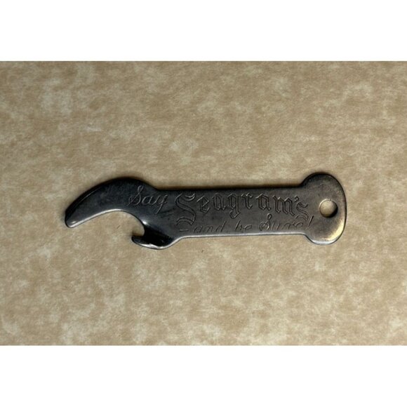 Vintage Seagrams & Valley Forge Beer Bottle Openers - Metal Collectible Bar Tool - Picture 3 of 4